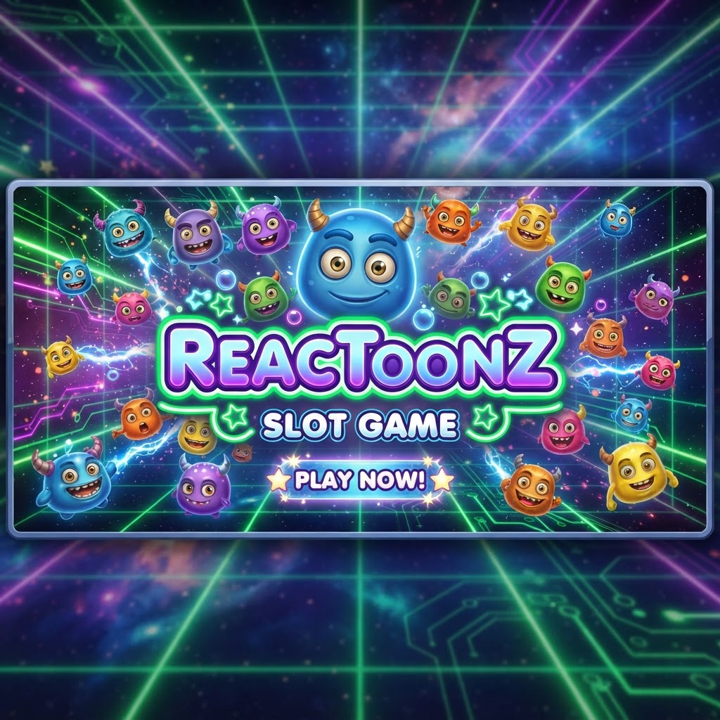 Reactoonz slot logo
